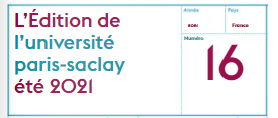 Le LIDYL contribue à un article de L'Edition n° 16 de l'Université Paris-Saclay (été 2021) 