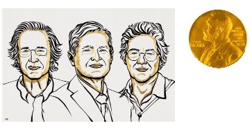 Prix Nobel  2023 de Physique décerné à Anne L'Huillier et Pierre Agostini pour leurs travaux initiés et conduits au CEA-IRAMIS/LIDYL, et Ferenc Krausz de l'Institut Max-Planck d'optique quantique, à Munich.